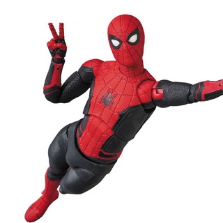 Marvel Vengadores Héroe Spiderman Mafex No . 113 Spider Man Cómic Ver Articulaciones Figura Móvil Modelo Juguetes 15cm (7)