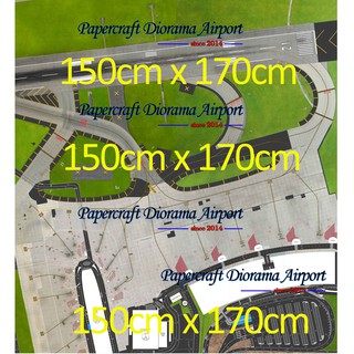 Nueva actualización 1:400 escala 1:500 escala aeropuerto modelo de juguete