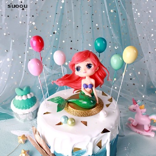suoou globos cupcake picks happy birthday cake toppers para decoración de fiesta de boda.