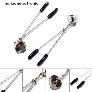 [horizonelectronic] 1 par de pinzas para pezones/estimulador de pezones/Clips de pechos/juguetes eróticos de Metal