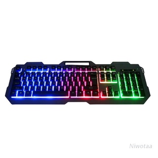 Niwotaa K390-Teclado Mecánico Para Juegos , RGB , Retroiluminado , Luminoso , USB