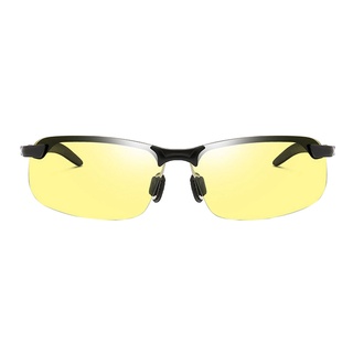 [tachiuwa3] gafas polarizadas para conducir/golf/marco de medio metal uv400 para hombre