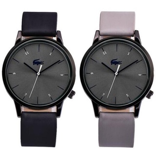 1Pc hombres Simple moda negro reloj de cuero Casual hombres hebilla imán relojes de pulsera pareja modelos reloj (3)