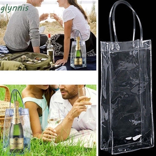 GLYNNIS cubos de hielo caliente portador de vino accesorios de vino enfriadores de vino cubo botella enfriador de verano plegable cerveza bolsa de hielo/Multicolor (1)