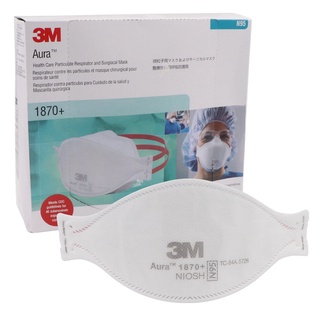 【Seguridad genuina】 3M 1870+N95 protective mask dustproof and breathable cup-shaped head-wearing mask in single opp bag