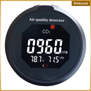 [xmaiyock] monitor de calidad del aire detector de co2, monitor de calidad del aire temperatura y humedad relativa medidor de co2, monitor de co2, ndir