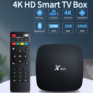 【5G Wifi / 4K】 Android Smart TV BOX X96A Español HD 4K Amlogic S905L 64bit Quad Core 2.4G / 5G WiFi Smart TV Android Box Google Youtube (1)