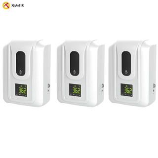 dispensador automático de jabón en aerosol sin contacto, alarma con sensor infrarrojo 3l
