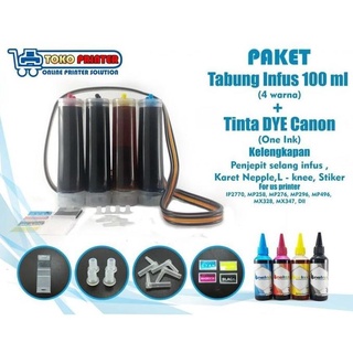Tubo de tinta de impresora de 100 ml para Canon DYE