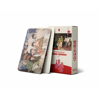 54 Unids/Caja BTS Photocards 2021 Holiday Collection Little Wishes Álbum LOMO Postal Bangtan Boys RM J-Hope Jin SUGA