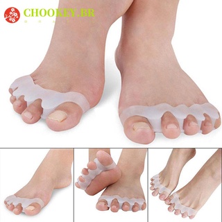 Herramientas para el cuidado De los pies De juanete Valgo chookey 1 Par gran venta herramientas para Aliviar dolor De órtesis Toe Separador De Dedos De silicona