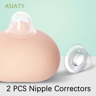 ASIATY Box Packaging Nipple Corrector 2 PCS Pregnant Accessories Nipple Massager Women Pregnant for Flat Inverted Nipples High Quality Girls Flat Suction Nipples Aspirator Puller/Multicolor