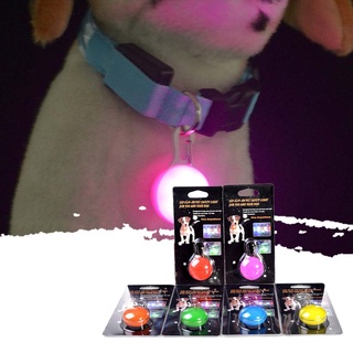 * je perro gato mascota collar luz led, clip-on mascota perro luces para collares, impermeable