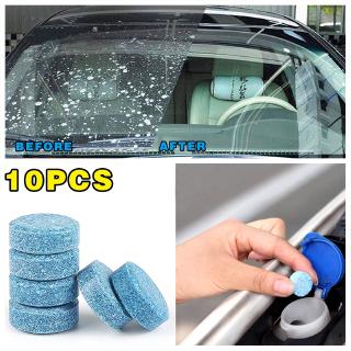 10pzas/paquete(1pzas = 4L agua)Car sólida Wiper Fine Wiper autodeslizante limpiador de automóviles Windshield artículos de limpieza para coche