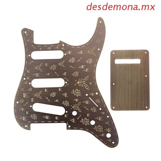 desdemona Aluminum Alloy Pickguard Scratch Plate Back Pickup Covers Guitar Parts Replacement Accessories