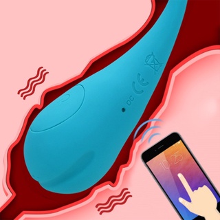 vibrador de silicona para mujer 10 pulgadas APP Bluetooth inalámbrico Remote Control Vibrating Egg G-spot vivisy Licking Massage Sex Toys (8)