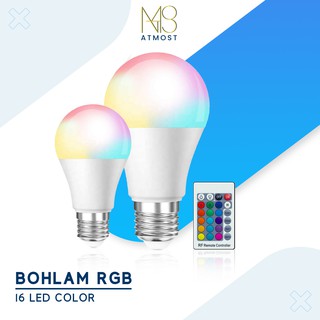Bombilla rgb 16 colores LED luces importación (1)