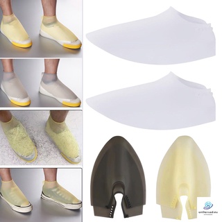 1 par de silicona peluquería zapatos cubierta ajustable reutilizable salón corte de pelo suministros