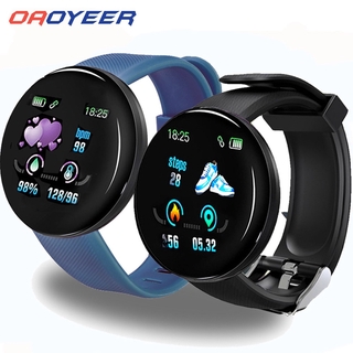 Reloj inteligente D18 Bluetooth para hombre/mujer/presión arterial/reloj inteligente deportivo/podómetro/116 Plus/relojes inteligentes para Android IOS A2