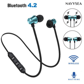 NAVYSEA Magnetic In-Ear Stereo Headset Earphone Wireless Bluetooth 4.2 Headphone Gift
