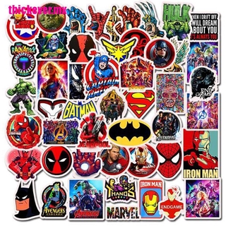 [trmx]50 pegatinas marvel the avengers super hero para portátil, nevera, teléfono