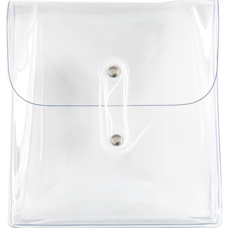 <24h delivery> W&G Simple cartera transparente PVC multifuncional embalaje Mini bolsa de almacenamiento documentos de almacenamiento facturas cuidado de la piel acabado paquete monedero (5)