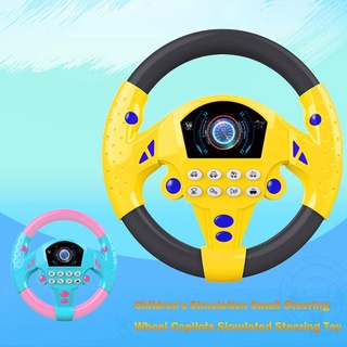 Juguete rueda de coche niños bebé juguete interactivo niños volante con luz sonido simulación conducción coche juguete educación juguete