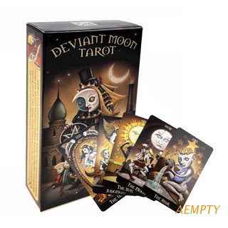 avaty full inglés deviant moon tarot 78 cartas de oráculo juego de cartas de la familia juego de mesa