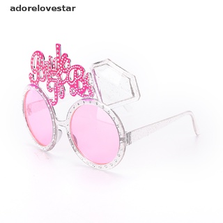 adore bachelorette despedida de soltera suministros novia a ser gafas rosa bling diamante anillo estrella (5)