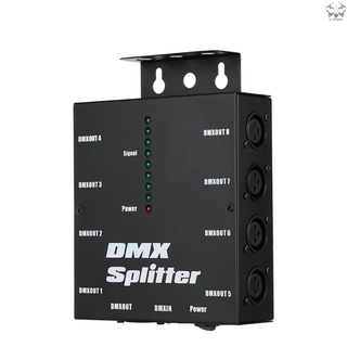 Dmx512 8 canales De Amplificador Óptico De distribución Para fiesta Dj Show club Disco Ktv Luz De escenario