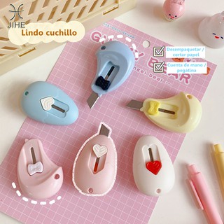 【TOPPIN】Utility knife eggshell chick shape mini portable portable cute creative unboxing paper cutting hand account
