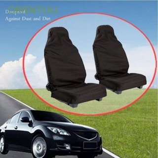 orientlili negro fundas de asiento impermeable coche van protector universal 1 par resistente durable delantero
