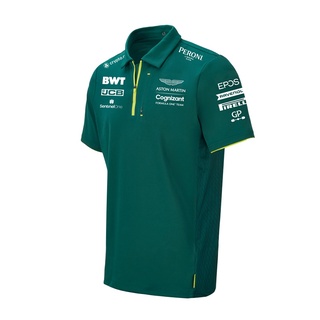 Nuevo Aston Martin Team F1 Racing traje T-Shirt manga corta Polo personalizado equipo uniforme perímetro