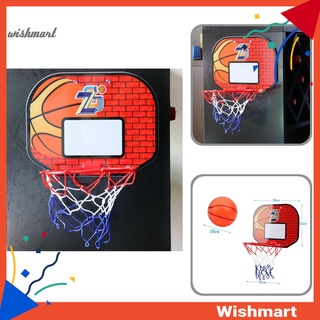 [WM] Juego de plástico de baloncesto de succión de pared para niños