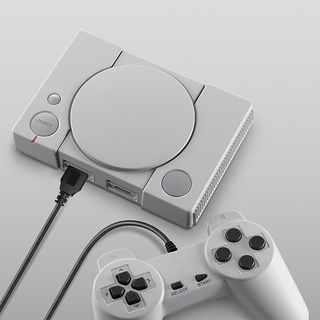 PS1 Mini Consola De Juegos Dos Controladores AV Salida De Vídeo Incorporado 620 Retro Soportan Jugadores (7)