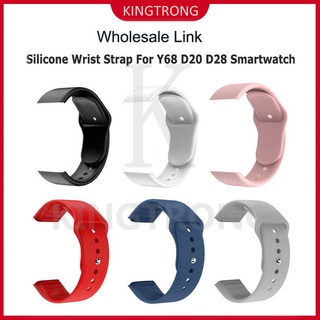 Y68/D20/D28 Smartwatch pulseira de relógio inteligente em silicone! y68 / d20 / y68 plus