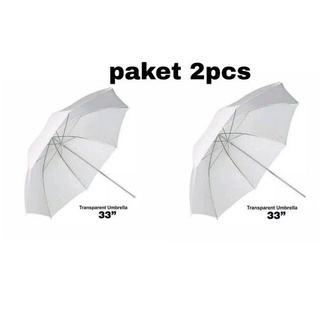 Paquete de paraguas transparente, paraguas de estudio, paraguas blanco, paraguas fotográfico