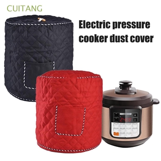 CUITANG Black/Red Dustcover Durable Electric Pressure Cooker Dustproof Cover Cooking Kitchen Rice Cooker Air Fryer 6QT/8QT Cotton Instant Pot Accessories