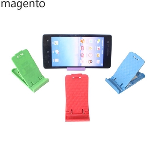 1pc nuevo soporte ajustable universal colorido pt plástico ajustable plegable teléfono inteligente titular asiento magento