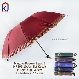 Nagoya paraguas plegable 3 NF395 10 dedos LIST Box