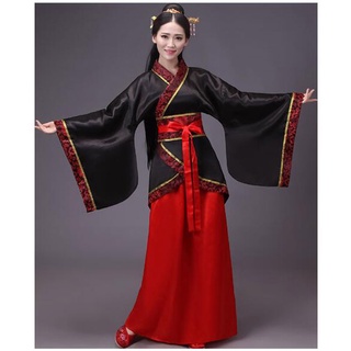 Vestido de Hanfu estilo Vintage para mujer disfraz Tang Han disfraz de rendimiento foto vestidos de hadas
