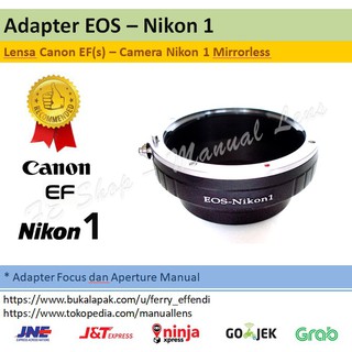 Eos-N1 a Canon EOS lente a Nikon 1 adaptador de cámara sin espejo