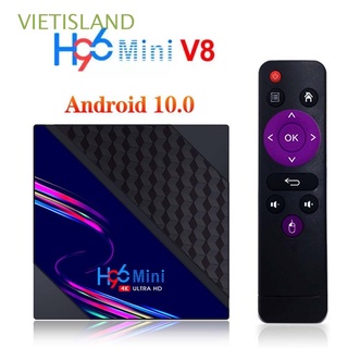 VIETISLAND 3D Smart TV Box 2GB / 16GB WiFi Media Player Set Top Box Equipos de video V8 1G / 8G RK3328 Android 10.0 2.4G WIFI H96 Mini TV Box (1)