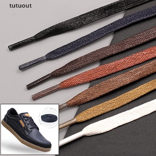 tutuout 1 par de cordones planos redondos de cuero zapatos cuerdas de zapatos 80 cm /100 cm/120 cm/150 cm mx