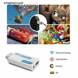 [xinghercool] cable portátil wii a hdmi wii2hdmi cable de vídeo completo hd tv convertidor adaptador de audio producto caliente