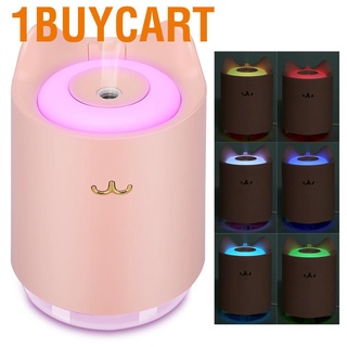 1Buycart 320ML carga USB escritorio Mini humidificador de aire para dormitorio, oficina en casa, color rosa