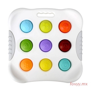 foxyy relief stress toys juego de burbujas con sonido plástico sensorial herramientas para niños adultos