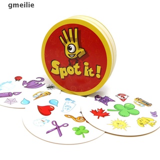 gmeilie dobble spot it juego de cartas juguete caja de hierro tarjeta de mesa hip hop versión inglés juego mx (6)