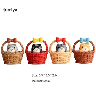 Jy resina gato figura resina Micro-paisaje gato adornos ampliamente aplicados para pastel (4)