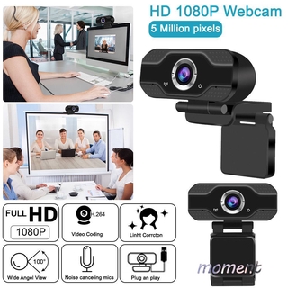 moment 1080P Autofocus Webcam HD USB Computer Camera Built-In Microphone Free Driver momen